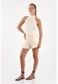 Topmark Camisa Con Encaje Y Escote Crudo Para Mujer de topmark
