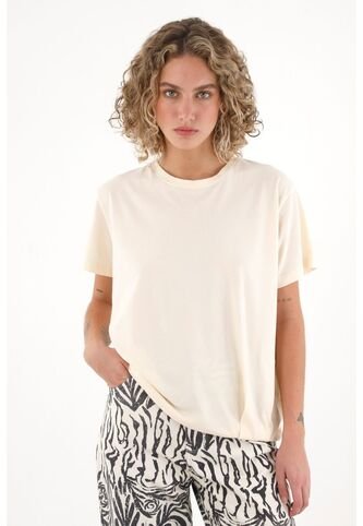Topmark Camiseta Con Detalle Anudado Crudo Para Mujer topmark