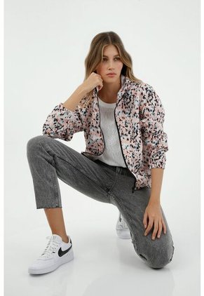 Chaqueta De Mujer, Silueta Clásica Estilo Deportivo Impermeable