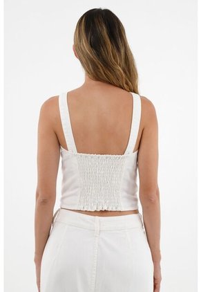 Camisa Crudo Tipo Corsé Para Mujer