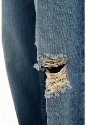 Topmark Jean Azul Mom Para Mujer