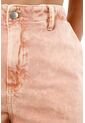 Bermuda Con Efecto Overdye Rosada Para Mujer de topmark