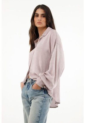 Topmark Camisa Manga Larga De Cuello Clásico Para Mujer