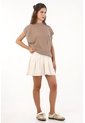 Topmark Falda Corta Con Bolero Crudo Para Mujer de topmark
