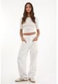 Topmark Pantalón Tipo Horseshoe Crudo Para Mujer de topmark