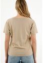 Camiseta Café Con Cuello En V Para Mujer de topmark