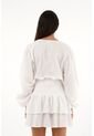 Topmark Vestido Corto Estampado Manga Larga Para Mujer de topmark