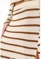 Topmark Falda Larga Tejida A Rayas Multicolor Para Mujer de topmark