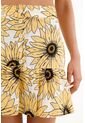 Topmark Falda Corta Con Estampado De Girasoles Y Bolero Para Mujer de topmark