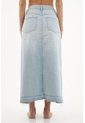 Topmark Falda Azul En Denim Para Mujer de topmark