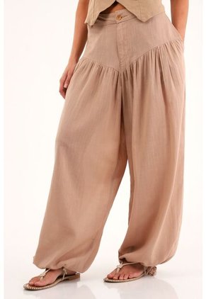Topmark Pantalón Wide Leg Tiro Alto Para Mujer