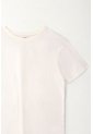 Topmark Camiseta Básica Con Aberturas En Espalda Crudo Para Mujer de topmark