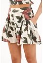 Topmark Bermuda Con Estampado De Flores Para Mujer de topmark