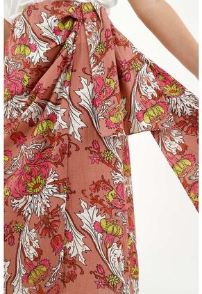 Falda Larga Rosada Para Mujer