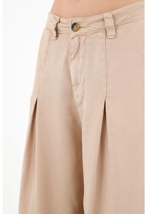 Topmark Pantalón Recto Café Para Mujer