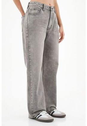 Topmark Jean Negro Con Desgastes Y Rotos Para Mujer