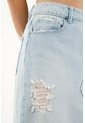 Topmark Falda Azul En Denim Para Mujer de topmark