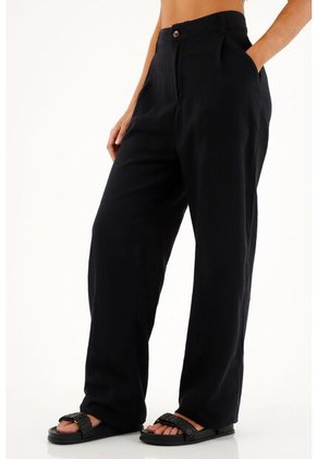 Topmark Pantalón Negro Tipo Sastre Para Mujer