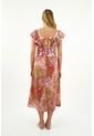 Vestido Midi Estampado Para Mujer de topmark