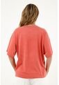 Camiseta Oversize Rosada Para Mujer de topmark