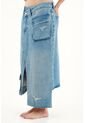 Falda Larga En Denim Para Mujer de topmark