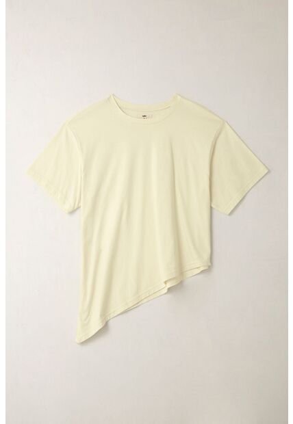 Topmark Camiseta Con Ruedo Asimétrico Crudo Para Mujer