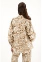 Topmark Chaqueta Amplia Con Estampado De Flores Para Mujer de topmark