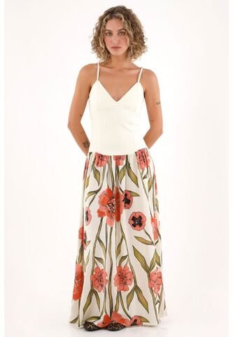 Topmark Vestido Largo Con Estampado De Flores Para Mujer topmark