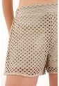 Topmark Short Tipo Malla Café Para Mujer de topmark