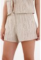 Topmark Short En Tela Estampada Verde Para Mujer de topmark