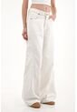 Topmark Jean Wide Leg Tiro Alto Crudo Para Mujer de topmark
