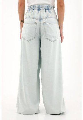 Topmark Jean Con Pretina Elástica Tono Claro Para Mujer