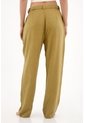 Pantalón Tiro Alto Con Teñido Overdye Verde Para Mujer de topmark