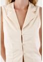 Topmark Chaleco En Lino Con Botones Para Mujer de topmark