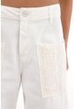 Topmark Pantalón Tipo Horseshoe Crudo Para Mujer de topmark