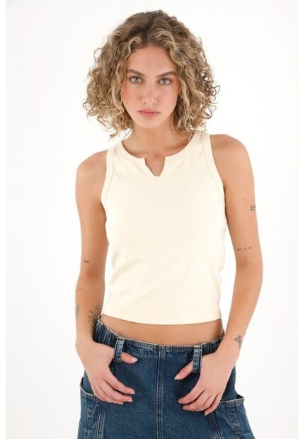 Topmark Camiseta Tipo Esqueleto Crudo Para Mujer