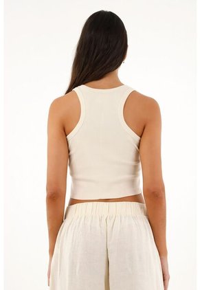 Topmark Camiseta Crudo En Rib Para Mujer