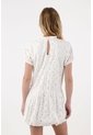 Topmark Vestido Con Ojalillo Crudo Para Mujer de topmark