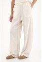 Topmark Pantalón Bota Recta Crudo Para Mujer de topmark