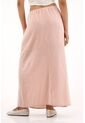 Falda Larga Con Aberturas Laterales Rosada Para Mujer de topmark