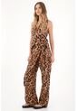 Topmark Chaleco Con Cortes Decorativos De Animal Print Para Mujer de topmark