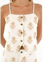 Topmark Camisa De Tiras Estampada Para Mujer de topmark
