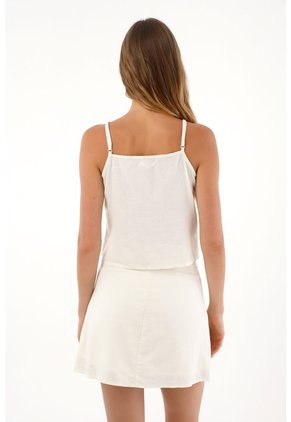 Topmark Camisa De Tiras Estampada Para Mujer