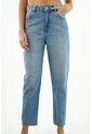 Jean Mom Fit Azul Para Mujer de topmark