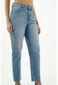 Jean Mom Fit Azul Para Mujer de topmark