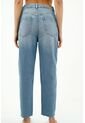 Jean Mom Fit Azul Para Mujer de topmark