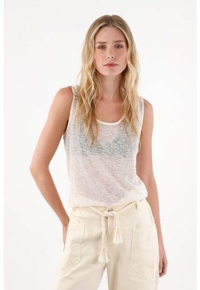 Topmark Camiseta Con Transparencia Para Mujer