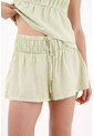 Topmark Bermuda Fit Tradicional Con Pretina Fruncida En Verde Menta Para Mujer de topmark
