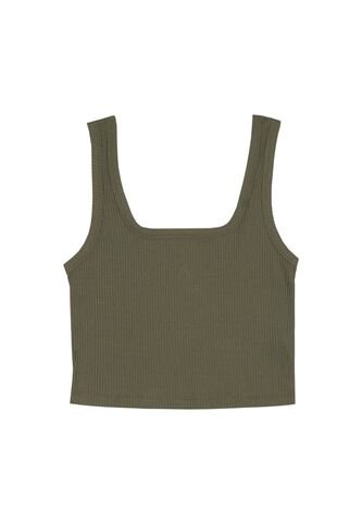 Topmark Camiseta Verde Manga Sisa Para Mujer topmark