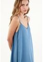 Vestido Largo Azul Para Mujer de topmark